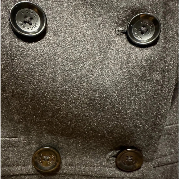 Michael Kors gray wool blend jacket/coat women’s size XL - Picture 12 of 16